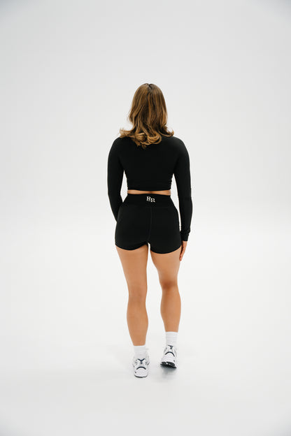 Black RR1 Long Sleeve Top