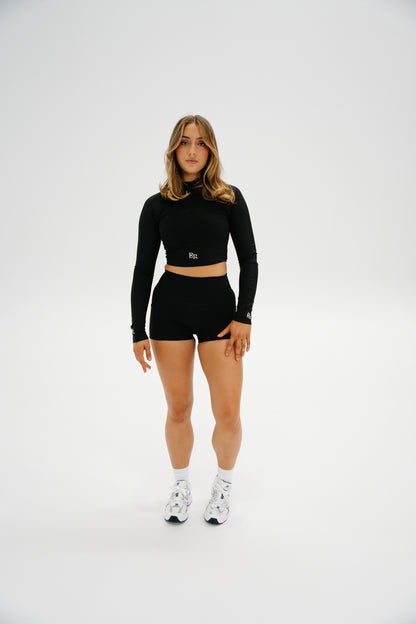 Black RR1 Long Sleeve Top