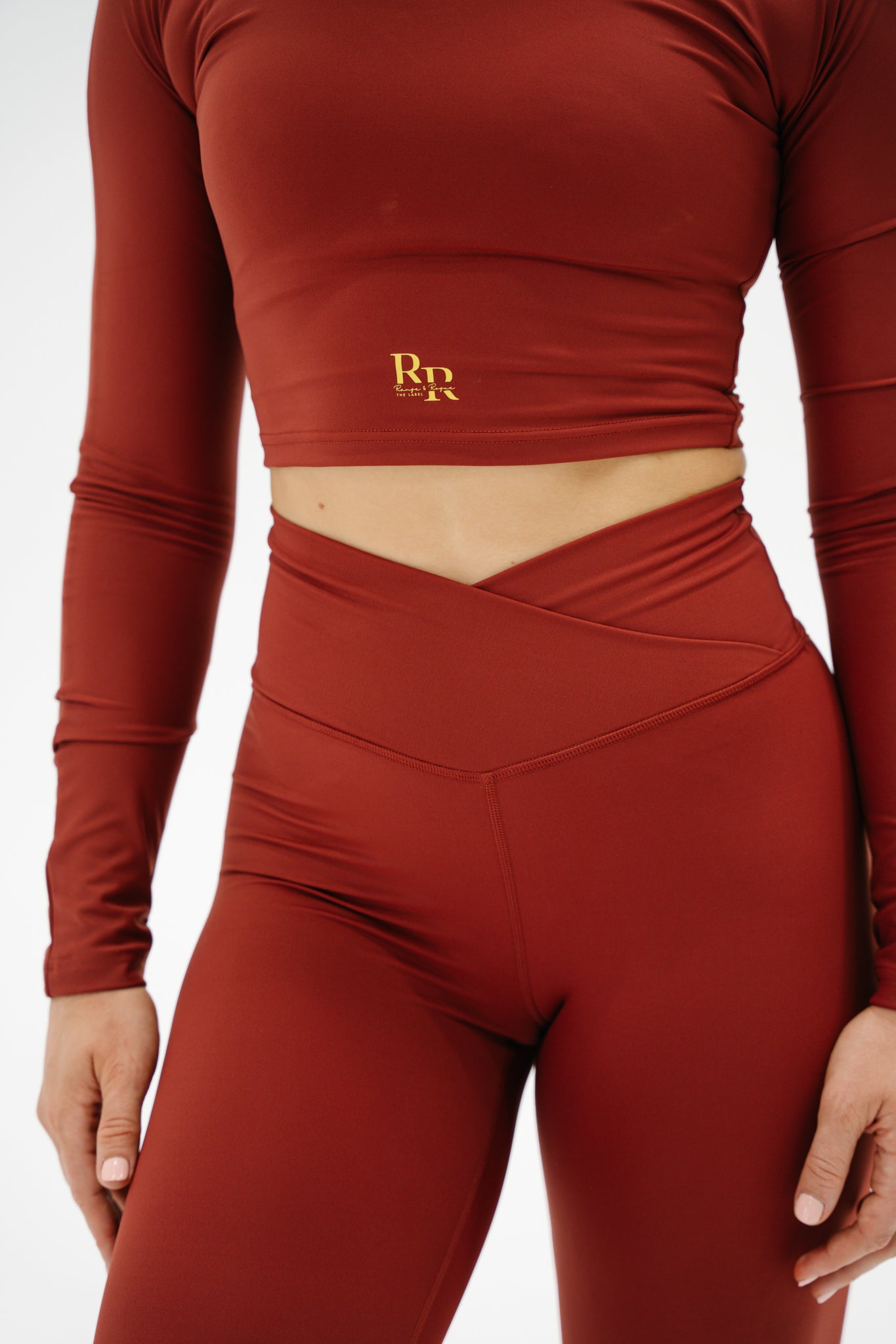 Maroon RR1 Long Sleeve Top