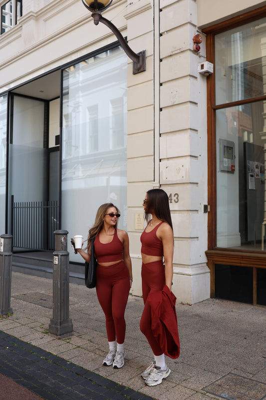 Maroon RR1 Leggings