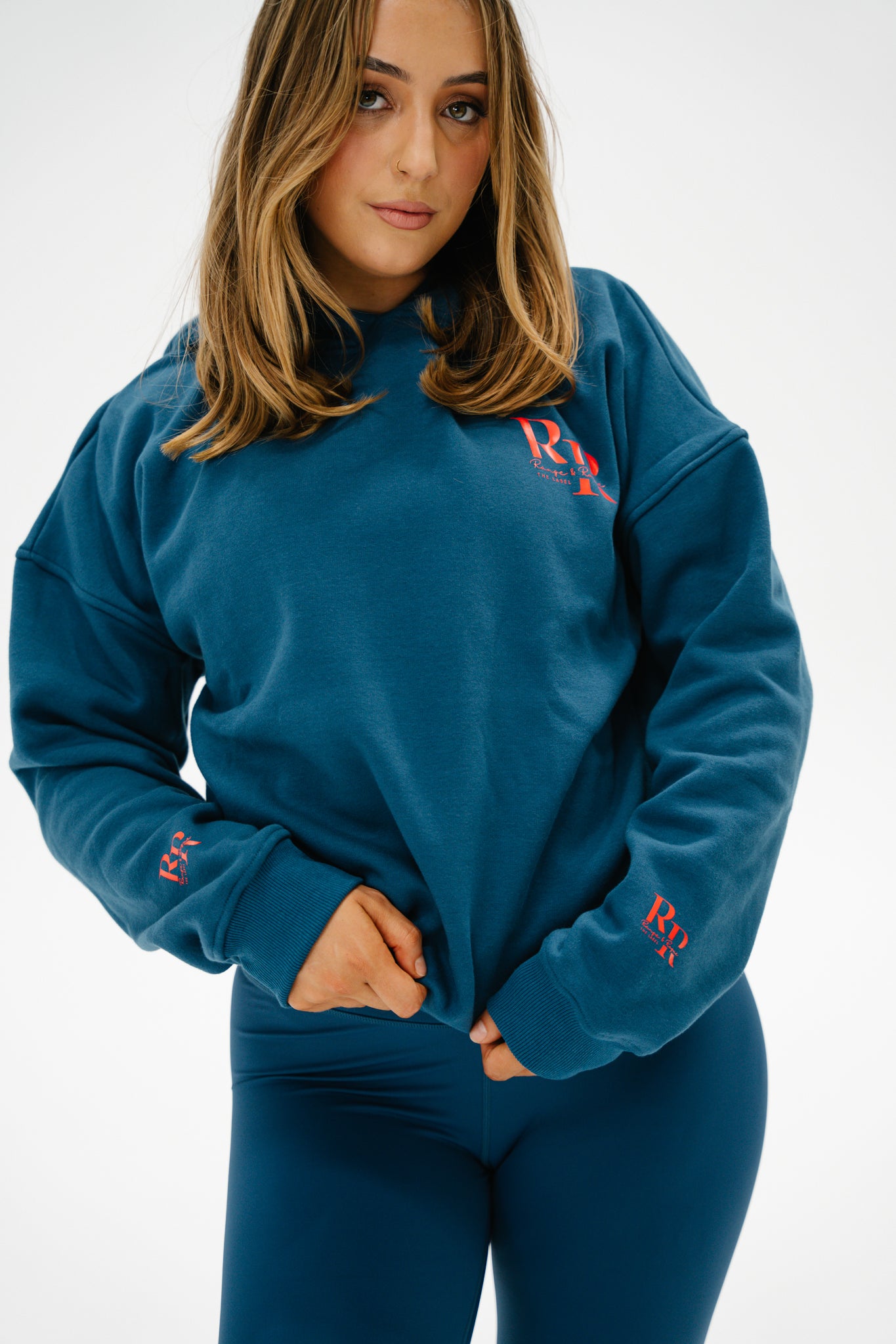 Navy RR1 Oversized Hoodie